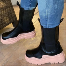 New Women's Boot Design Fall Platform Shoes Women's Chelsea Boots Fashion Women's Ankle Boots Winter Shoes