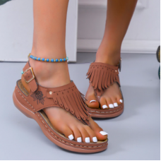 Women Platform Sandals Summer Bohemian Wedges Classic Gladiator Roman Women's Beach Shoes Casual Women's Platform Sandals