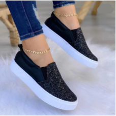 Women's Slip-on Flat Casual Sneakers Luxury Vulcanized Girls Comfortable and Fashion able New Running Shoes Delivery